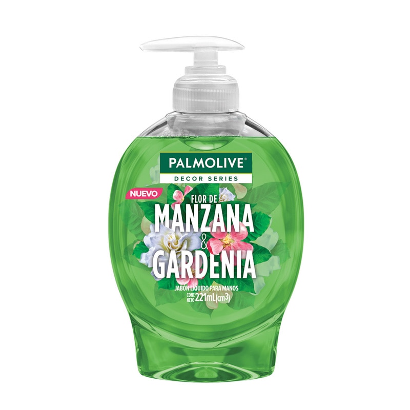 Jabón líquido manos Manzana y Gardenia Decor Series ®