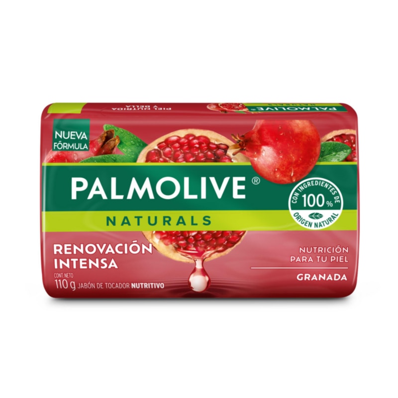 Palmolive® Naturals Intensa Renovación Granada Jabón en barra