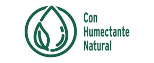Con humectante natural Con humectante natural