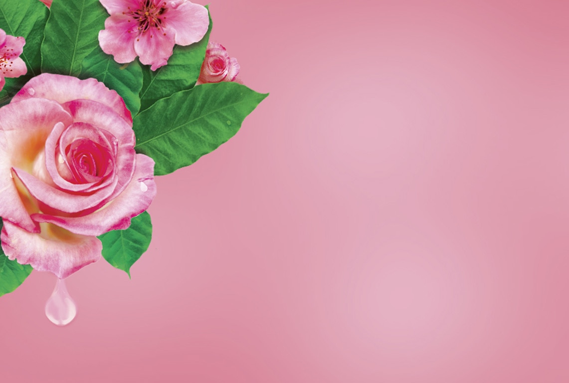 cerezo y rosa