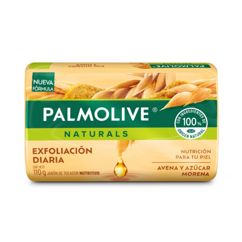 Palmolive® Naturals Exfoliación Diaria Avena y Azúcar Jabón en barra