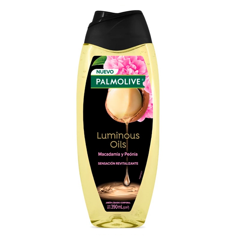 Palmolive® Luminous Oils Macadamia y Peonía Sensación Revitalizante Jabón líquido corporal