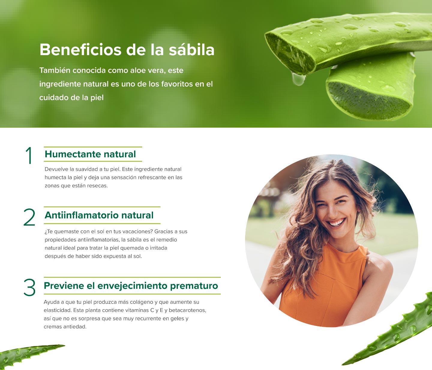 Beneficios de sábila en tu piel